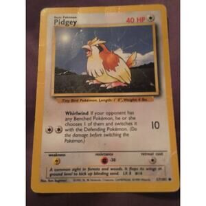 Pidgey Pokemon‎ Card